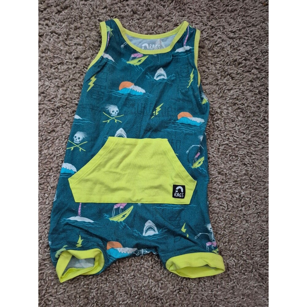 Rags baby romper size 6-12M